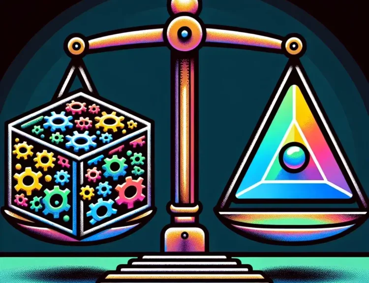 "Side-by-side comparison of React and Vue frameworks in 2025, showcasing their key features and advantages for developers learning modern web technologies."